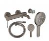Grohe Essence New komplet badekararmatur m/SmartActive - B�rstet hard graphite