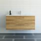 Dansani Mido+ 120 m&oslash;belpakke m/Amber vask og 2 skuffer - Varm eg