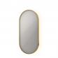 Sanibell Ink SP21 ovalt spejl m/backlight, varme og sensor 50 x 100 - B�rstet mat guld