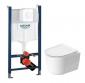 Duravit Soleil by Starck compact RIMless toiletpakke inkl. s�de m/softslose, cisterne og hvid betjening