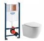Lavabo Studio RIMless toiletpakke inkl. s�de m/soft-close, cisterne og kobber betjening