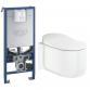 Grohe Sensia Arena v�gh�ngt bidet toilet toiletpakke inkl. Grohe SLX 113 cm cisterne