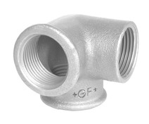 GF Galvaniseret vinkel m/sideudløb - 1/2