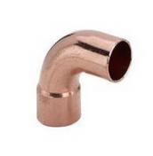 Loddeb�jning 90gr med muffe og glat ende 15mm