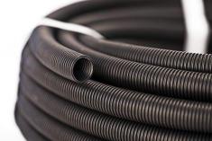 Wavin Tigris Tomr�r �20/25 sort - Rulle af 50m