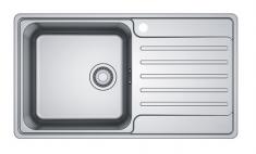 Franke Bell BCX 211-86 k�kkenvask i rustfri st�l - Venstre