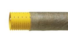 Eurodrain 50/42 mm PVC-dr�nr�r m/1,2 x 5 mm slids og filt, 50 m