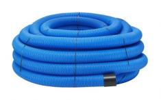 Uponor dr�nr�r med slids PE 150 meter bl� - 92/80 mm