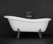 Westerbergs Victoria 157 fritst�ende badekar m/l�vef�dder i krom