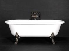 Westerbergs Elisabeth 175 fritst�ende badekar m/l�vef�dder i krom