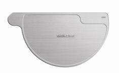 Rheinzink endebund h�jre 250mm til 10 tagrende