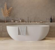 Ideavit Solidera fritst�ende badekar 1700 x 800 mm - Mat hvid