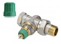 Danfoss RA-DV 10 dynamisk radiatorventil ligeløb 3/8" Danfoss RA-DV 10 dynamisk radiatorventil ligeløb 3/8"