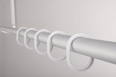 Ridder Forhængsringe - 12 stk. - Hvid Ridder Forhængsringe - 12 stk. - Hvid