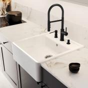 Blanco Panor 60 k�kkenvask i porcel�n - Krystalhvid