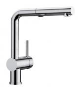 Blanco Linus-S Vario k�kkenarmatur m/udtr�k - Krom