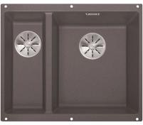 Blanco Subline 340/160-U k�kkenvask - H�jre - Klippegr�