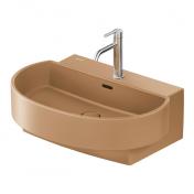 Duravit Balcoon 65 h�ndvask t/v�g - 1 hanehul - DuraShield - Ler terra