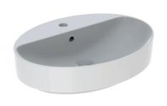 Geberit Variform 60 fritst�ende bowlevask m/bagkant - Med 1 hanehul