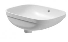 Duravit D-code 56 h�ndvask t/underlimning - Uden hanehul - Med overl�b