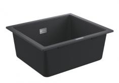 Grohe K700U k�kkenvask i komposit u/bagkant 60-C - Sort