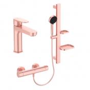 Ideal Standard Alu+ komplet pakke til badev�relse - Ros�