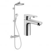 hansgrohe komplet pakke til badev�relset - Krom