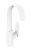 Hansgrohe Vivenis 210 h�ndvaskarmatur m/svingtud og l�ft-op bundventil - Mat hvid