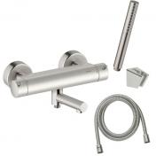 Damixa Iris komplet badekararmatur - Steel