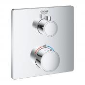 Grohe Grohtherm Square termostatarmatur til brus (1 udgang) - Krom