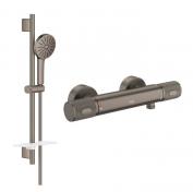 Grohe Precision komplet brusesystem m/Joy+ h�ndbruser - B�rstet Hard Graphite