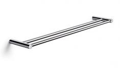 Pressalit dobbelt h�ndkl�destang - Poleret rustfri st�l