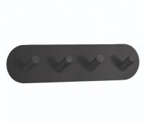 Beslagsboden selvkl�bende knager�kke - Mat sort