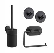 Beslagsboden selvkl�bende tilbeh�rspakke - Mat sort