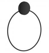 Beslagsboden Puck selvklæbende håndklædering - Mat sort