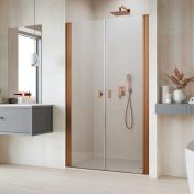 Str�mberg Noma 30 dobbelt svingd�r 700mm - B�rstet kobber