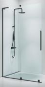 Str�mberg Faro 12 walk-in brusev�g m/skyded�r 800mm - Klart glas/gunmetal