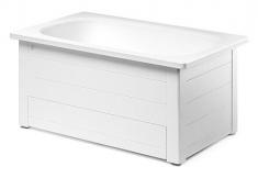 Gustavsberg Siddebadekar - 1050x650 med stativ