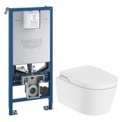 Roca Inspira RIMless dusch toiletpakke m/softclose s�de og Grohe SLX cisterne