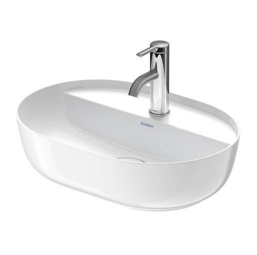 Duravit Luv 50 fritst&aring;ende bowlevask - 1 hanehul