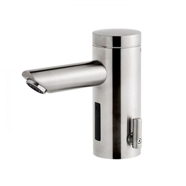 Cassøe Conti+ Lino L10 berøringsfrit håndvaskarmatur m/batteri - Børstet krom Cassøe Conti+ Lino L10 berøringsfrit håndvaskarmatur m/batteri - Børstet krom