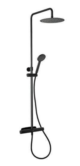 Hafa Mix Slim Round komplet brusesystem - Ø250 mm - Sort Hafa Mix Slim Round komplet brusesystem - Ø250 mm - Sort