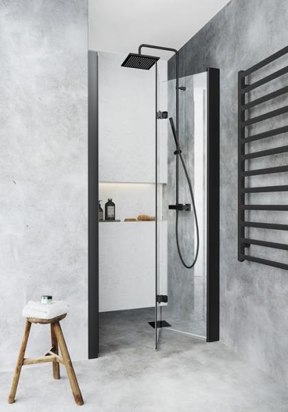 Hafa Igloo 85 folded&oslash;r 83-90 cm - Klar glas/mat sort