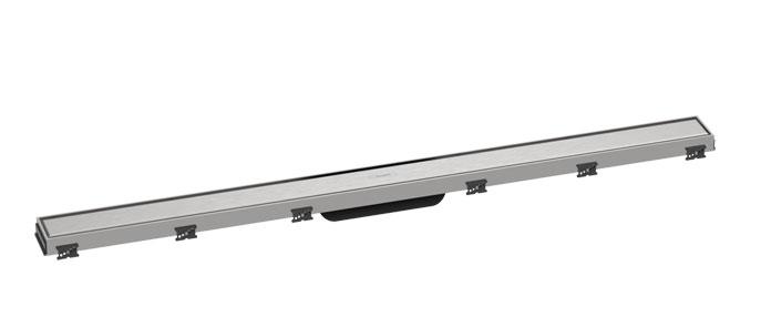 Hansgrohe RainDrain Match Kappes&aelig;t - 100 cm - B&oslash;rstet rustfri st&aring;l