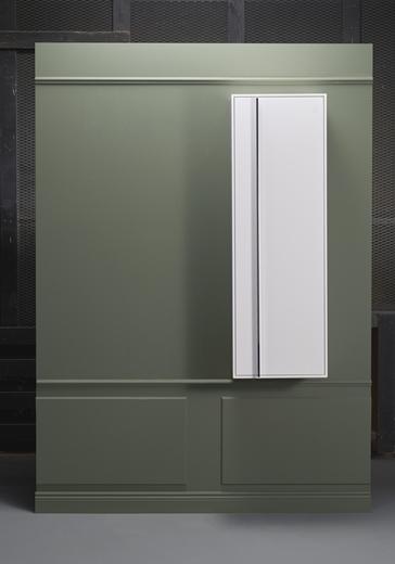 Hafa Edge push-to-open h&oslash;jskab - Hvid mat