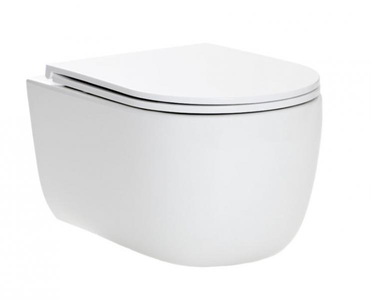 Cass&oslash;e Silent v&aelig;gh&aelig;ngt toilet m/softclose s&aelig;de