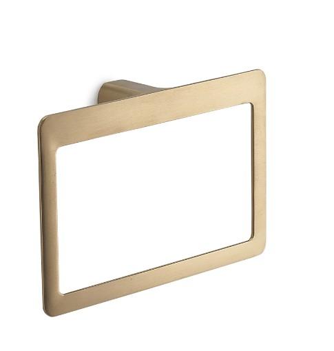 Hefe Piren håndklædering - Børstet messing Hefe Piren håndklædering - Børstet messing