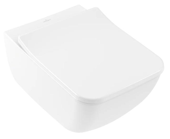 Villeroy & Boch Venticello Rimless v&aelig;gh&aelig;ngt toilet m/Ceramic+ - Hvid