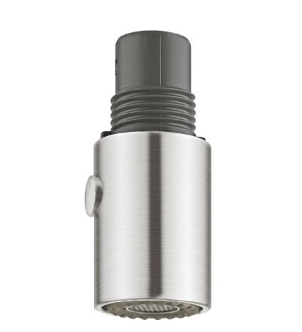 Grohe udtr&aelig;ksbruser med omskifter - Steel