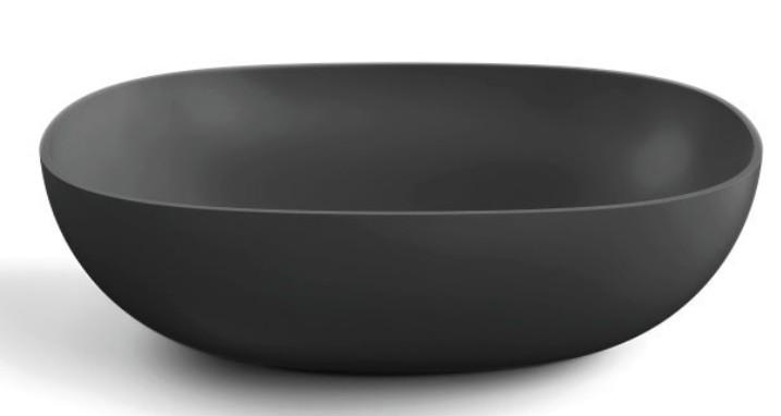 Cassøe 50 fritstående bowlevask - Uden overløb - Mat grå Cassøe 50 fritstående bowlevask - Uden overløb - Mat grå